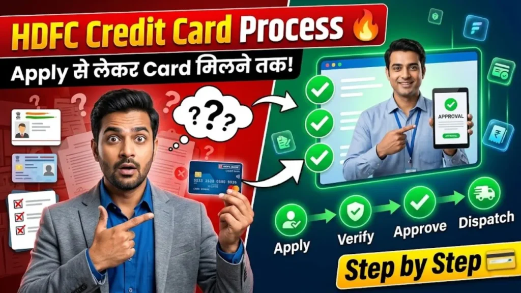 HDFC Credit Card Process कैसे काम करती है?
